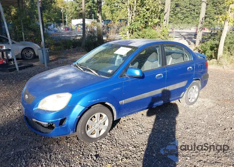 2008 Kia Rio Lx из США, поврежденный, VIN KNADE123486319813